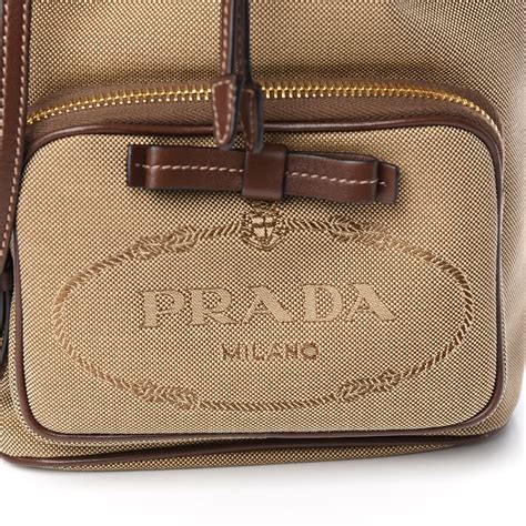 prada jacquard bucket bag